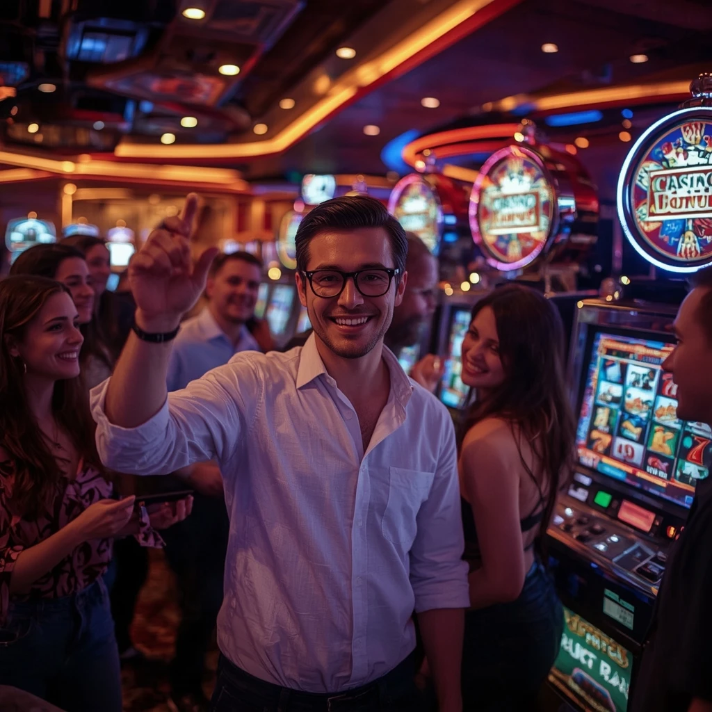 a person with a casino bonus WHEELZ CASINO